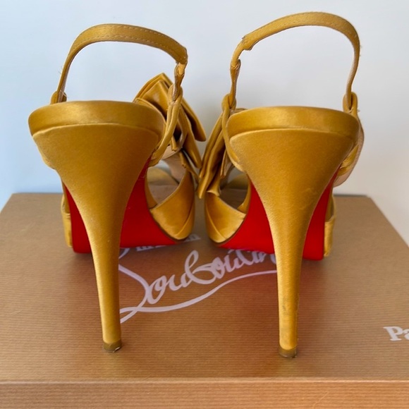 Christian Louboutin Pour Monsieur 120 Crepe Satin Heels - Picture 4 of 10